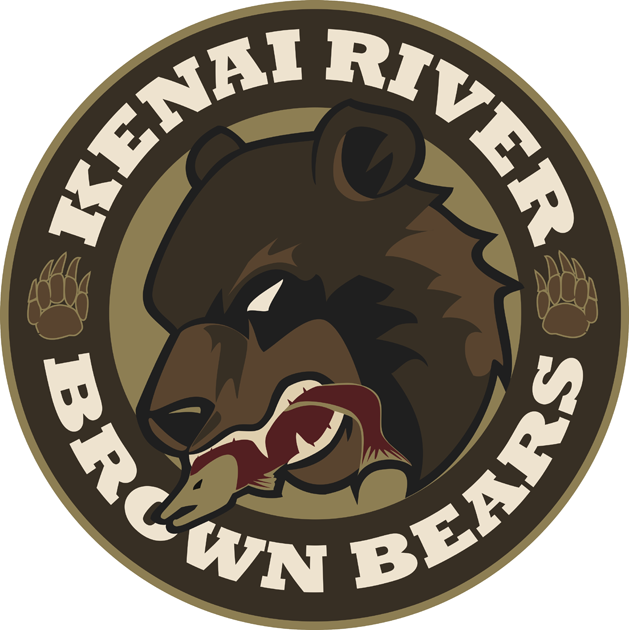 kenai river brown bears 2012-pres primary logo iron on heat transfer